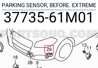 Suzuki 3773561M01 PARKING SENSOR, BEFORE. EXTREME