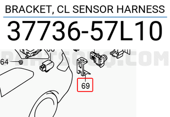 Suzuki 3773657L10 BRACKET, CL SENSOR HARNESS