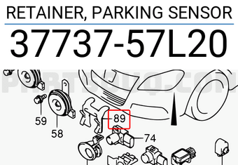 Suzuki 3773757L20 RETAINER, PARKING SENSOR