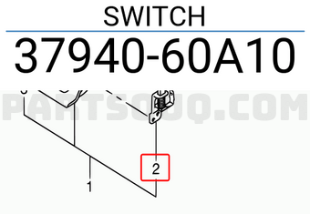 Suzuki 3794060A10 SWITCH