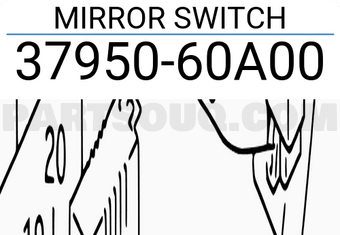 Suzuki 3795060A00 MIRROR SWITCH