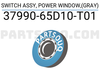 Suzuki 3799065D10T01 SWITCH ASSY, POWER WINDOW,(GRAY)