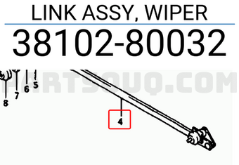 Suzuki 3810280032 LINK ASSY, WIPER