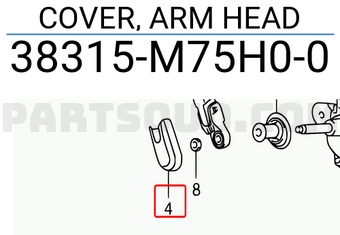 Suzuki 38315M75H00 COVER, ARM HEAD