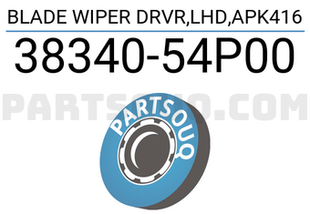 Suzuki 3834054P00 BLADE WIPER DRVR,LHD,APK416