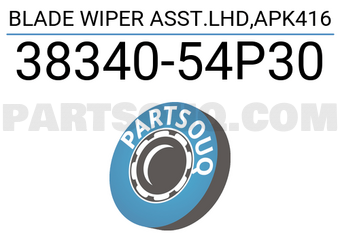 Suzuki 3834054P30 BLADE WIPER ASST.LHD,APK416