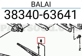 Suzuki 3834063641 BALAI