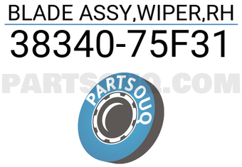 Suzuki 3834075F31 BLADE ASSY,WIPER,RH