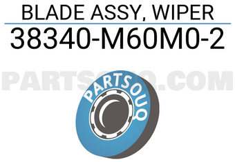 Suzuki 38340M60M02 BLADE ASSY, WIPER