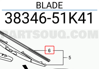 Suzuki 3834651K41 BLADE