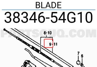Suzuki 3834654G10 BLADE