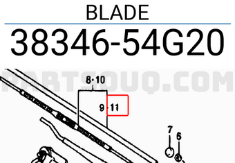 Suzuki 3834654G20 BLADE
