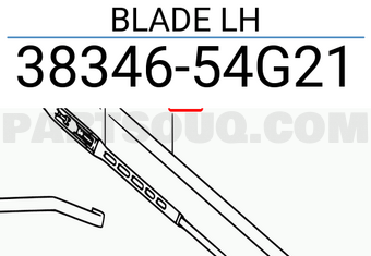 Suzuki 3834654G21 BLADE LH