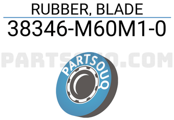 Suzuki 38346M60M10 RUBBER, BLADE