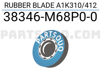 Suzuki 38346M68P00 RUBBER BLADE A1K310/412