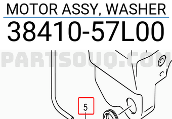 Suzuki 3841057L00 MOTOR ASSY, WASHER