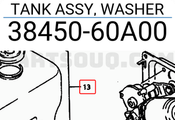 Suzuki 3845060A00 TANK ASSY, WASHER