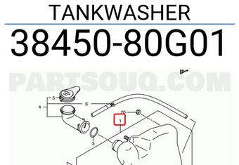 Suzuki 3845080G01 TANKWASHER