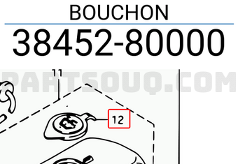 Suzuki 3845280000 BOUCHON
