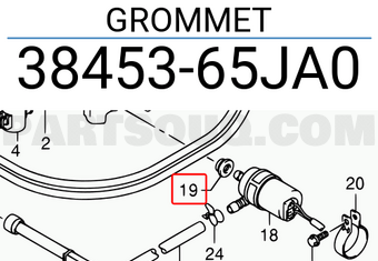 Suzuki 3845365JA0 GROMMET