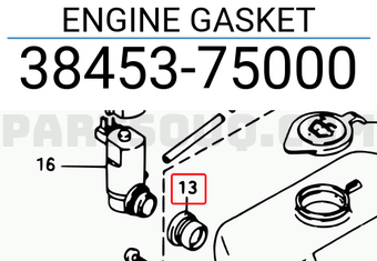 Suzuki 3845375000 ENGINE GASKET