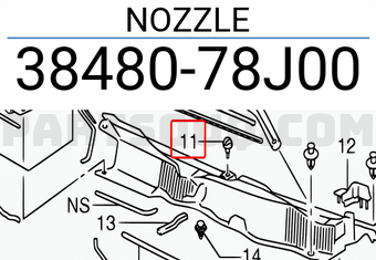 Suzuki 3848078J00 NOZZLE