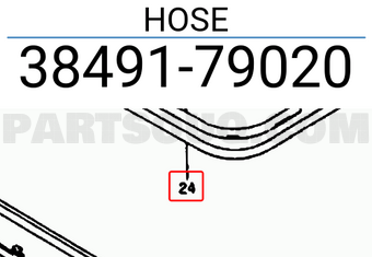 Suzuki 3849179020 HOSE