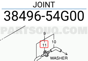 Suzuki 3849654G00 JOINT
