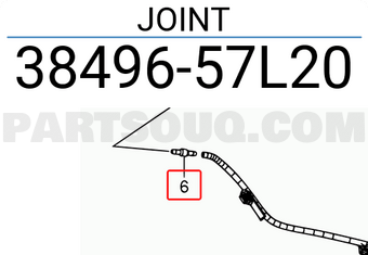Suzuki 3849657L20 JOINT