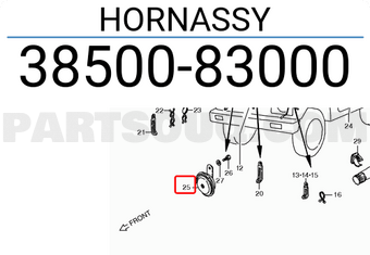 Suzuki 3850083000 HORNASSY