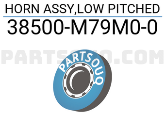 Suzuki 38500M79M00 HORN ASSY,LOW PITCHED
