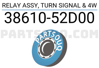 Suzuki 3861052D00 RELAY ASSY, TURN SIGNAL & 4W
