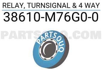 Suzuki 38610M76G00 RELAY, TURNSIGNAL & 4 WAY