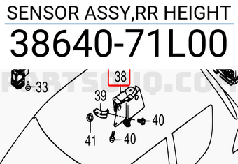 Suzuki 3864071L00 SENSOR ASSY,RR HEIGHT