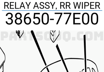 Suzuki 3865077E00 RELAY ASSY, RR WIPER