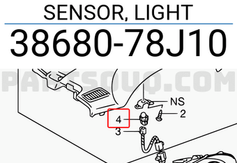 Suzuki 3868078J10 SENSOR, LIGHT