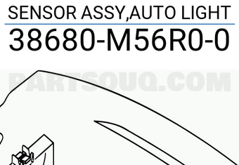 Suzuki 38680M56R00 SENSOR ASSY,AUTO LIGHT