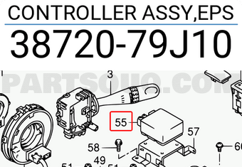 Suzuki 3872079J10 CONTROLLER ASSY,EPS