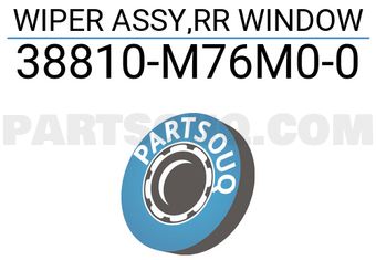 Suzuki 38810M76M00 WIPER ASSY,RR WINDOW