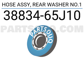 Suzuki 3883465J10 HOSE ASSY, REAR WASHER NO.1