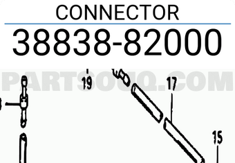 Suzuki 3883882000 CONNECTOR