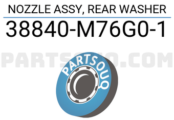 Suzuki 38840M76G01 NOZZLE ASSY, REAR WASHER