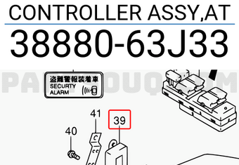Suzuki 3888063J33 CONTROLLER ASSY,AT