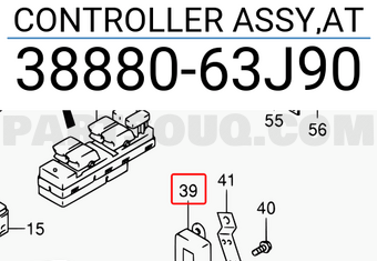 Suzuki 3888063J90 CONTROLLER ASSY,AT