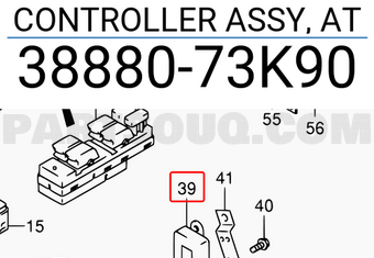 Suzuki 3888073K90 CONTROLLER ASSY, AT