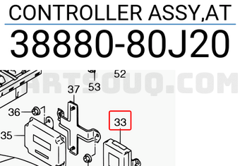 Suzuki 3888080J20 CONTROLLER ASSY,AT