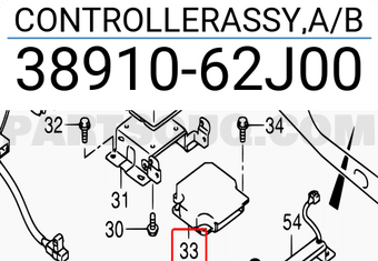 Suzuki 3891062J00 CONTROLLERASSY,A/B
