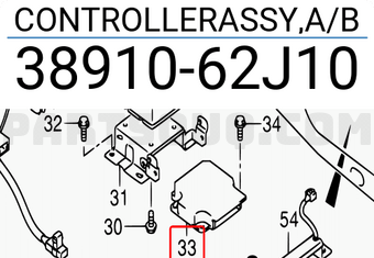 Suzuki 3891062J10 CONTROLLERASSY,A/B