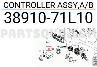 Suzuki 3891071L10 CONTROLLER ASSY,A/B