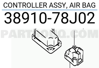 Suzuki 3891078J02 CONTROLLER ASSY, AIR BAG